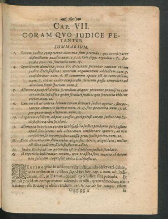 Cap. VII. Coram Quo Iudice Petantur.