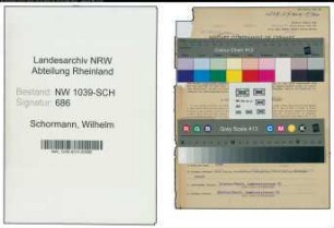 Entnazifizierung Wilhelm Schormann , geb. 04.08.1882 (Obersteuersekretaer)