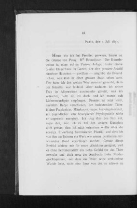 Paris, den 1. Juli 1891.