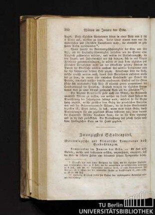 Zwanzigstes Capitel. Meteorologische und klimatische Temperatur nach Beobachtungen.