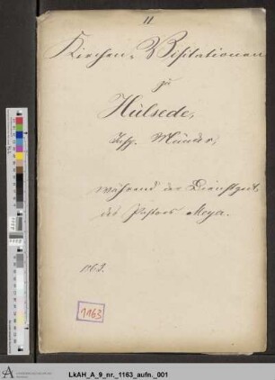 Hülsede: Visitationsakten