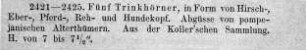 Abguss nach einem pompejanischen Rhyton mit Eberkopf (modern)
