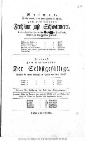 Der Selbstgefällige