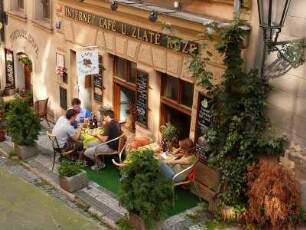 typisches Cafè auf der Kleinseite