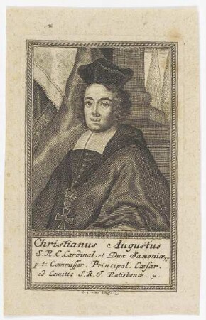 Bildnis des Christianus Augustus, Herzog zu Sachsen-Zeitz