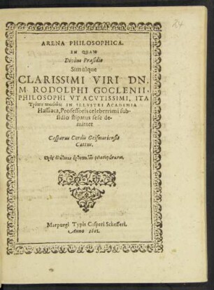 Arena Philosophica