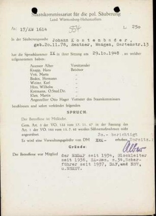 Kostenbader, Johann