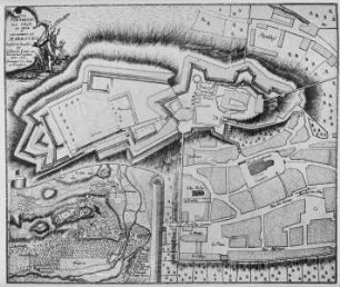 Plan der Stadt Marburg