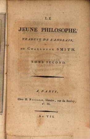Le Jeune Philosophe : Traduit De L'Anglais, 2