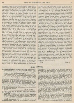 61-64 Kleine Kritiken