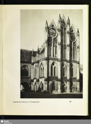 Ostgiebel des Rathauses von Tangermünde