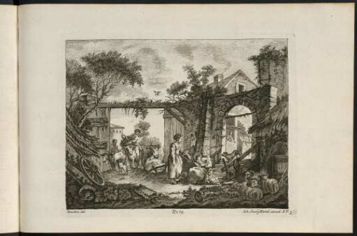 163r-166v, Aus einer Serie (Seriennummer 75) Bauernhöfe