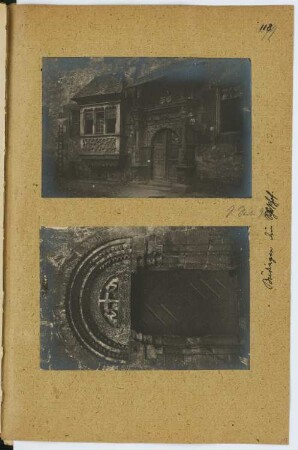 Schloss Büdingen: Ansichten (aus: Skizzen- und Fotoalbum 7)