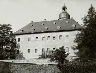 Frauenstein, Schloss, Stadtseite von Süden