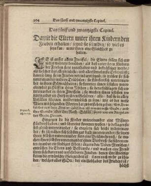 Das fünff und zwanzigste Capitel.