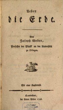 Ueber die Erde