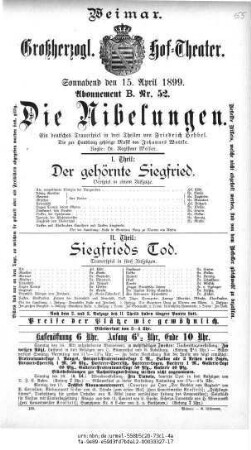 Siegfrieds Tod