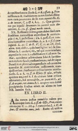 Ex libro II.