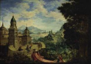 Allegorie des Wohlstands im Gefolge fürstlicher Pracht