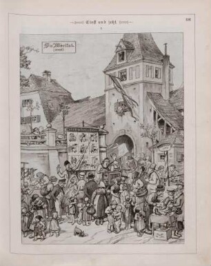 "Einst und jetzt"