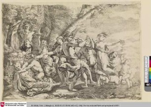 [Bacchanal mit Tänzern]