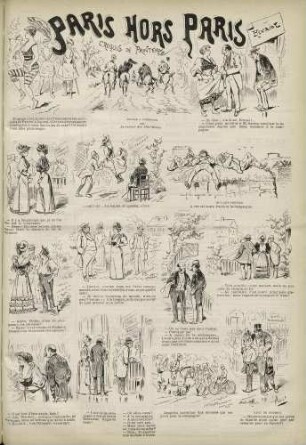 Paris hors Paris, par Henriot; Croquis de printemps