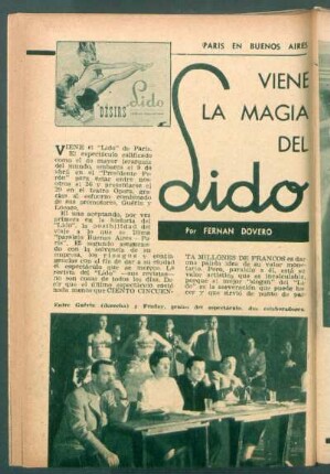 Viene la magia del "Lido"