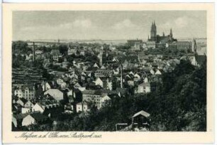 Meißen. Blick vom Stadtpark auf Meißen