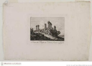 Der Tempel der Juno Lucina in Agrigent