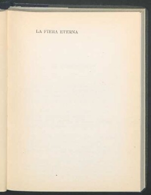 La fiera eterna
