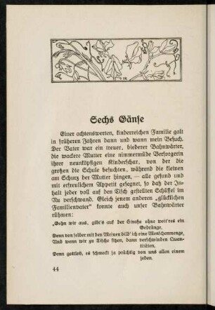 44-47, Sechs Gänse