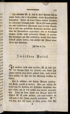 321-370, Zwölfter Brief.