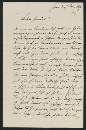 131r-132v, Brief: Jena den 7. Mai 1871