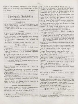 18-19 Theologische Neuigkeiten