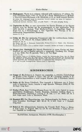 Kinderbücher (Nr. 155-171)