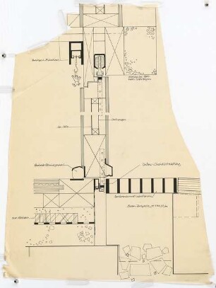 Wohn-Werk-Oberschule, Diplomarbeit, Berlin-Grunewald: Detail Fensterkonstruktion