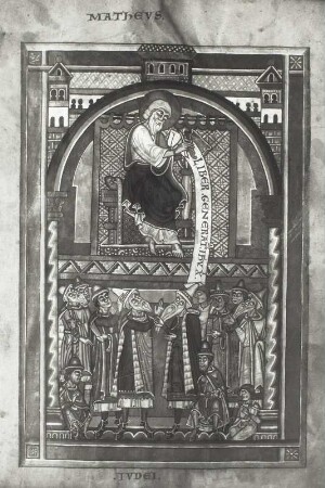 Evangelist Matthäus, Blatt 1r