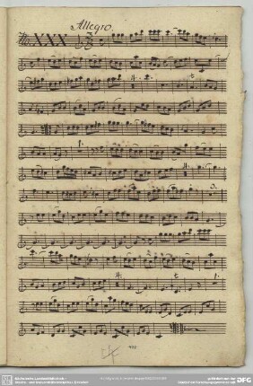 30. Graun, Johann Gottlieb, Sinfonien, GraunWV A:XII:1 <3. Allegro>