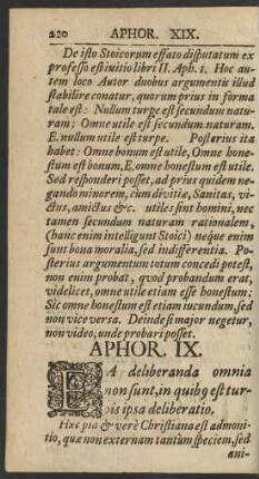 Aphor. IX.