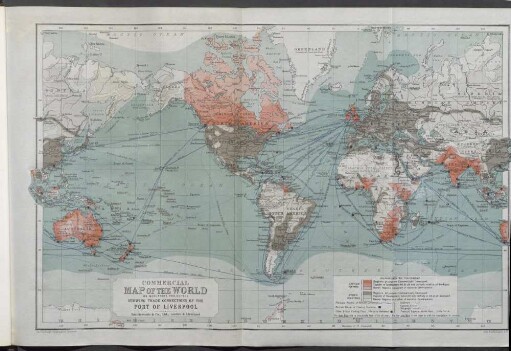 Commercial map of the world