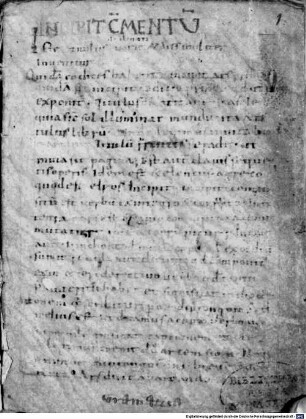 Commentarius (Remigii) in Donatum minorem [u.a.] - BSB Clm 14763