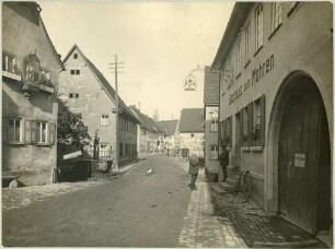 Die Hauptstraße in Külsheim