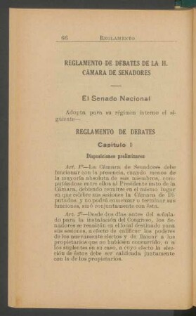 Capítulo I - Disposiciones preliminares