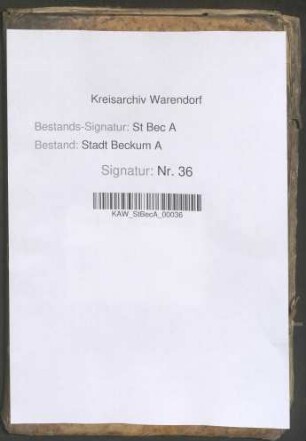 Einkünfte-Register der Kothen-Armen