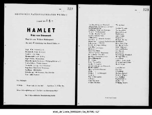 Hamlet Prinz von Dänemark