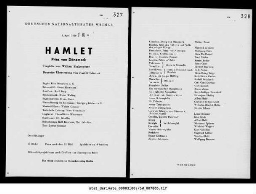 Hamlet Prinz von Dänemark