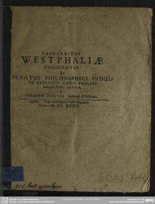 Panegyricus Westphaliae