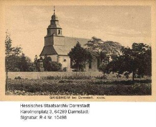 Griesheim bei Darmstadt, Kirche / Außenansicht