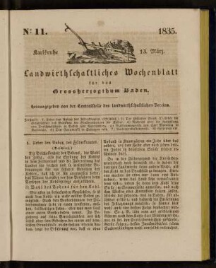 No. 11. 13. März