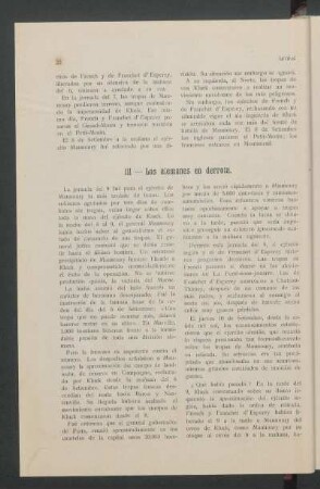 III - Los alemanes en derrota.